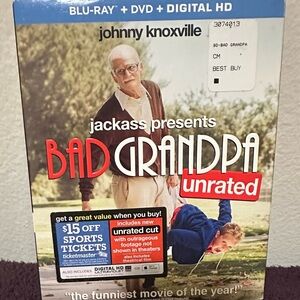 Johnny Knoxville Jackass Bad Grandpa Unrated Blu-ray + DVD + Digital HD New